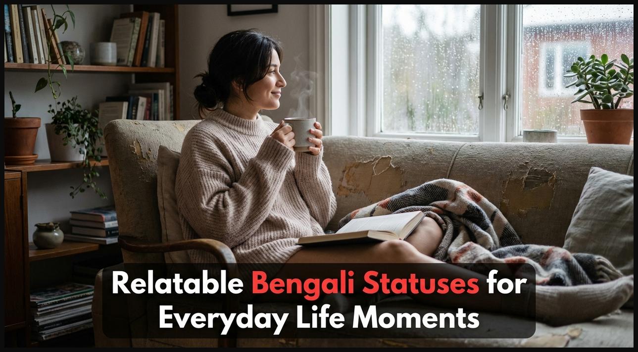 A person enjoying a warm cup of tea or coffee in a comfortable home setting, reflecting peaceful daily life moments.