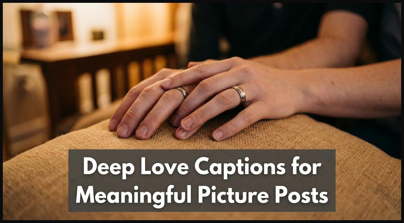 A couple's hands intertwined, symbolizing deep love for picture posts and profound connections.