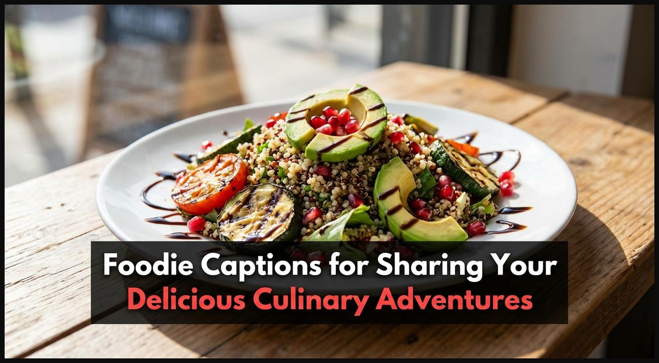 A close-up of a well-plated, mouth-watering dish on a restaurant table, perfect for food-related Instagram posts.