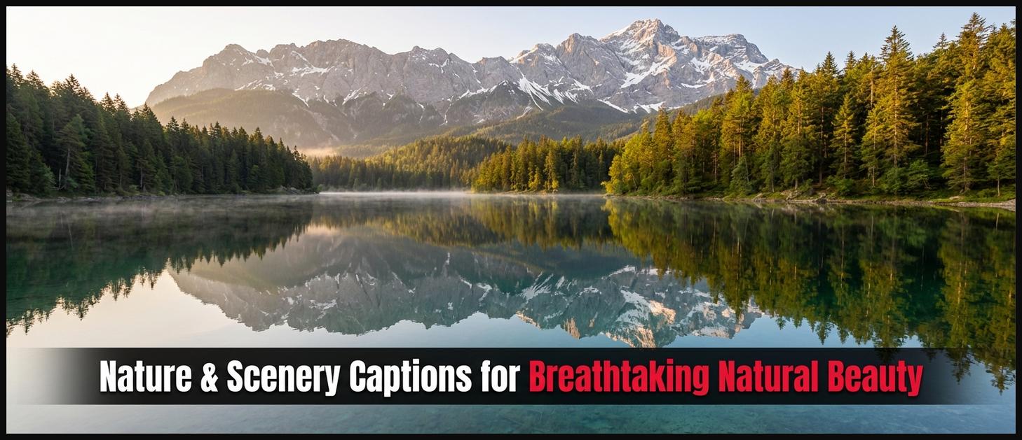 A stunning panoramic view of a serene natural landscape, featuring clear water, green trees, and distant mountains under a blue sky.