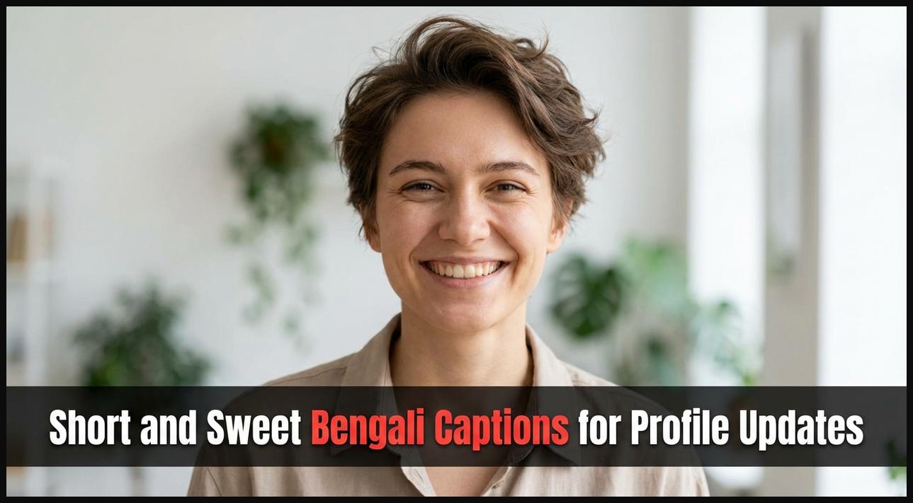 A person smiling gently with a clean, simple background, representing positive self-expression for social media profiles.