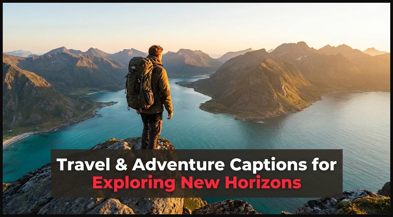 A person with a backpack standing on a scenic viewpoint, looking out at a stunning natural landscape, embodying travel and adventure.