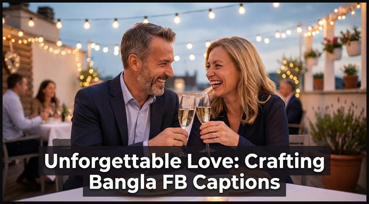 A couple creating an unforgettable memory together, ideal for special Bangla Facebook captions.