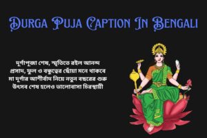 Captions For End Of Durga Puja