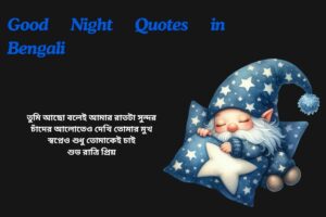 Good Night Quotes In Bengali For Girlfriend