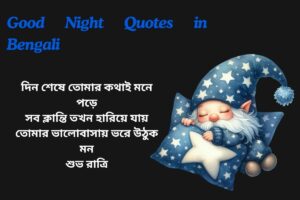 Heart Touching Good Night Quotes In Bengali