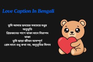 Love Caption In Bengali For Boyfriend