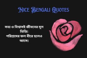 Nice Bengali Quotes