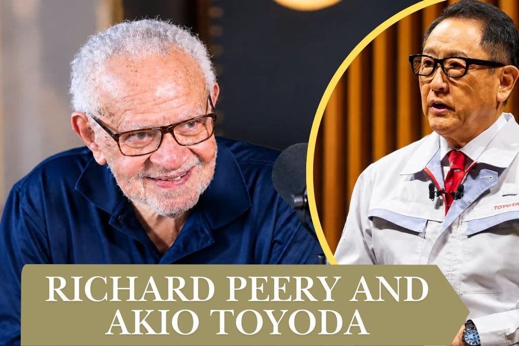 Richard Peery and Akio Toyoda